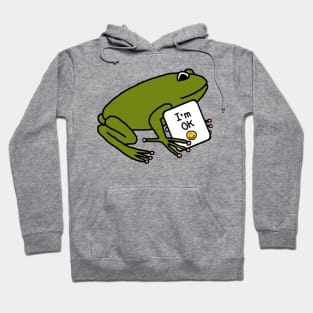 Frog Says Im OK Hoodie